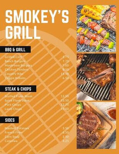 Menu Design Service