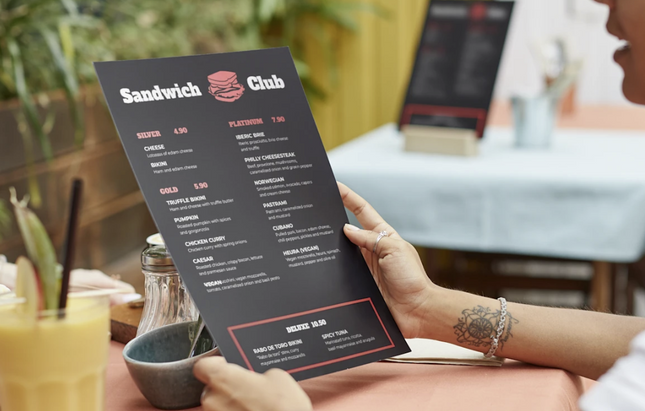 Flat Menu