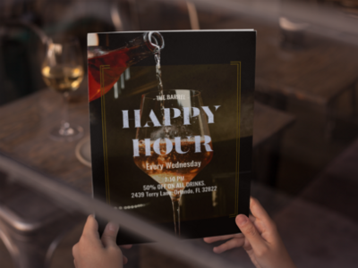Menu Design Service