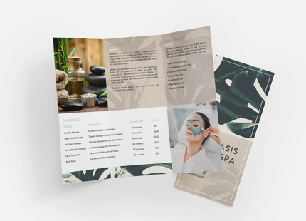 Tri-Fold Menu